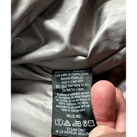 Nils Women's Heavy Winter Coat Size 10 Taupe Belted Insulated Snow Ski Coat - Picture 14 of 16